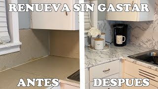 Como renovar tu cocina con poco dinero [upl. by Ainecey]