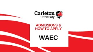 Admissions amp How to Apply  WAEC [upl. by Iong]