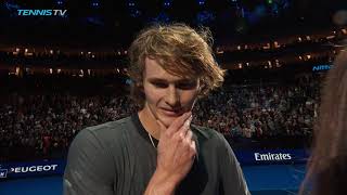 Alexander Zverev quotIm very happyquot oncourt interview 3R  Australian Open 2021 [upl. by Josias]