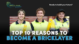 Bricklaying Apprenticeships Top 10 Reasons  Become a Bricklayer [upl. by Lamee388]