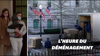 La Maison Blanche en plein déménagement avant le départ de Trump [upl. by Goeger]