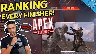 Ranking Every Finisher In Apex Legends [upl. by Ahsikyt852]