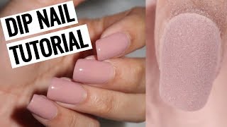 HOW TO DO DIP NAILS AT HOME  Revel Nail [upl. by Kingsbury]