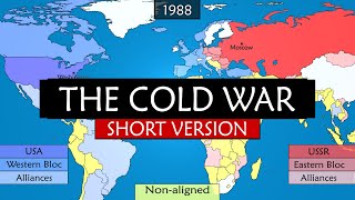 The Cold War  Summary on a Map [upl. by Ahsienahs]