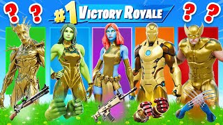 The RANDOM GOLD FOIL Challenge in Fortnite [upl. by Sokim]