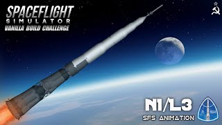 N1 Rocket In Spaceflight Simulator  Soviet Moon Landing [upl. by Christine896]