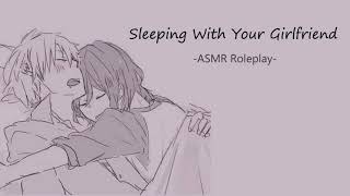 ASMR Falling asleep with girlfriend 4 hour sleepaid white noise soft breathing [upl. by Georgy]