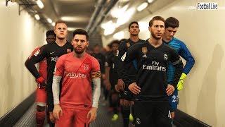 PES 2019  REAL MADRID vs FC BARCELONA  El Clasico  Gameplay PC [upl. by Arihday154]