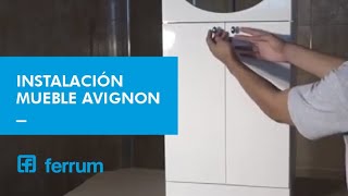 Como instalar un vanitory Línea Avignon  Ferrum SA [upl. by Lalad868]