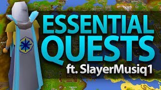 Essential Quests in OSRS ft SlayerMusiq1 [upl. by Yale]