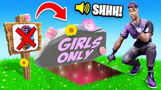 I Went UNDERCOVER in a GIRLS ONLY Tournament Fortnite [upl. by Leavelle]