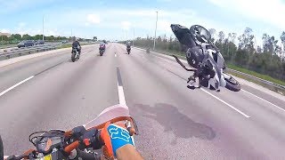 Hectic Motorcycle Crashes amp Crazy Moto Moments 2018 Ep 147 [upl. by Asikal954]