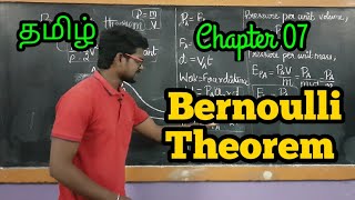 BernoulliTheoremPhysics 11TamilMurugaMP [upl. by Phyllida]