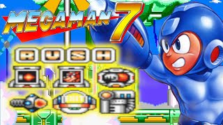 MegaMan 7  All Item Locations Super Adapt Protoshield Exit Part Energy Balancer [upl. by Nafets]