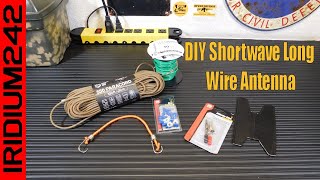 Prepping Do It Yourself Tip Shortwave Long Wire Antenna [upl. by Asilrak]