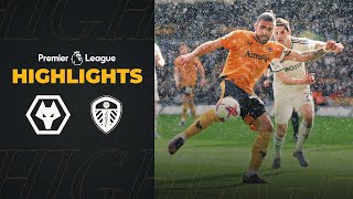 Wolves 24 Leeds United  Highlights [upl. by Oihsoy]