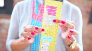 Easy Planner DIY How to Make Your Own Sticky Notes  Blitsy [upl. by Aiuqat]