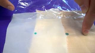 How to test the absorbency of fabric [upl. by Juni]