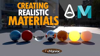 Creating Realistic Materials Using Arnold In Maya  FxManiac [upl. by Teri]