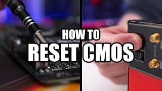 How To Reset Bios CMOS [upl. by Diarmit]