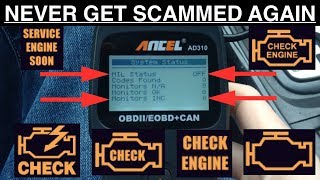 Do This Before Buying a Car How to Avoid Check Engine Light Scammers ANCEL AD310 [upl. by Nylyahs658]