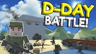 DDAY MILITARY BEACH LANDING BATTLE  Tiny Town VR War Gameplay  Oculus VR Game [upl. by Nnylyrehc984]