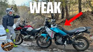 BMW R1200GS Owner Rides CFMOTO 450MT Ibex [upl. by Calie]