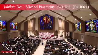 Jubilate Deo  Michael Praetorius [upl. by Fotinas885]