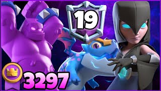 3297🥇 withNewElixir Golem Deck [upl. by Eineeuq]