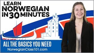 Learn Norwegian in 30 Minutes  ALL the Basics You Need [upl. by Sarene]