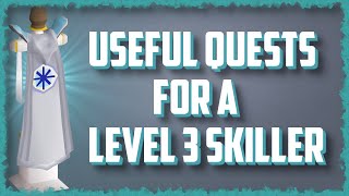 OSRS  Useful Quests for Level 3 Skillers [upl. by Idissak]