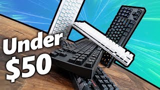 5 Mechanical Gaming Keyboards Under 50 [upl. by Pallas]