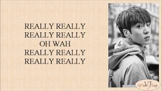 WINNER  REALLY REALLY Easy Lyrics [upl. by Mazurek]