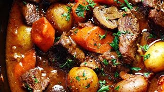 Slow Cooker Beef Bourguignon I The Recipe Critic [upl. by Claire]