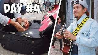 BUSKING 1 HOUR EVERY DAY How much money can you make busking [upl. by Adamo249]