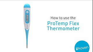 iProven ProTemp Flex Thermometer productvideo DTR1835BLU [upl. by Aihtnyc487]