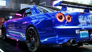 R34 Skyline GTR Build  Need for Speed Heat Part 16 [upl. by Inalak]