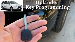 How To Program A Chevy Uplander Key 2005  2009 DIY Chevrolet Transponder Ignition [upl. by Apur]