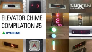 Elevator Chime Compilation 5  Hyundai [upl. by Rodgiva]