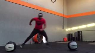 Lateral Skater Hops Plyometric [upl. by Arbed751]