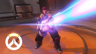 Zarya Ability Overview  Overwatch [upl. by Nrojb]