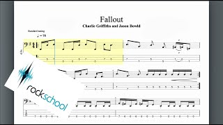 Fallout Rockschool Grade 3 Bass [upl. by Debor972]