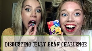 DISGUSTING JELLY BEANS CHALLENGE ft LEIGHANNSAYS [upl. by Romeon]