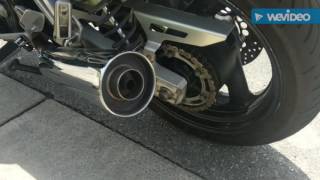 Yamaha XJR 1300 exhaust mod [upl. by Tabbi]