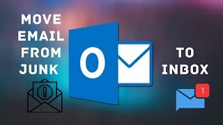 How to Move Emails From Junk Folder to Inbox in Outlook 2021 [upl. by Sucramraj757]