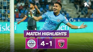 Match Highlights  Mumbai City FC 41 NorthEast United FC  MW 19  ISL 202324 [upl. by Adnahsor91]