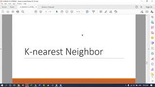 Lecture 8  K Nearest Neighbours Algorithm بالعربى [upl. by Arries311]