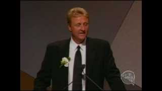 Larry J Birds Basketball Hall of Fame Enshrinement Speech [upl. by Yesak]