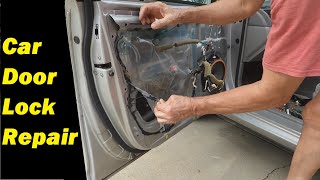 Car Door Lock Actuator RepairReplacement8  Complete Instructions  Toyota Lexus amp Others [upl. by Oicnanev]