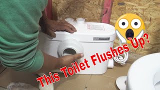 Revolutionary Upflush Toilet Say Goodbye To Plumbing Issues [upl. by Iramohs]